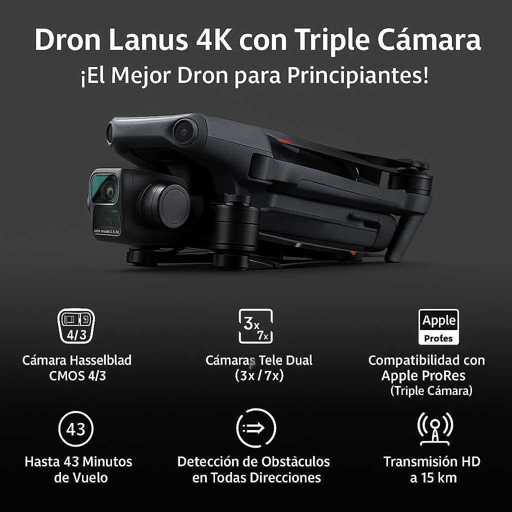 Cámara 4K para Adultos – Dron HS175D con Control Remoto