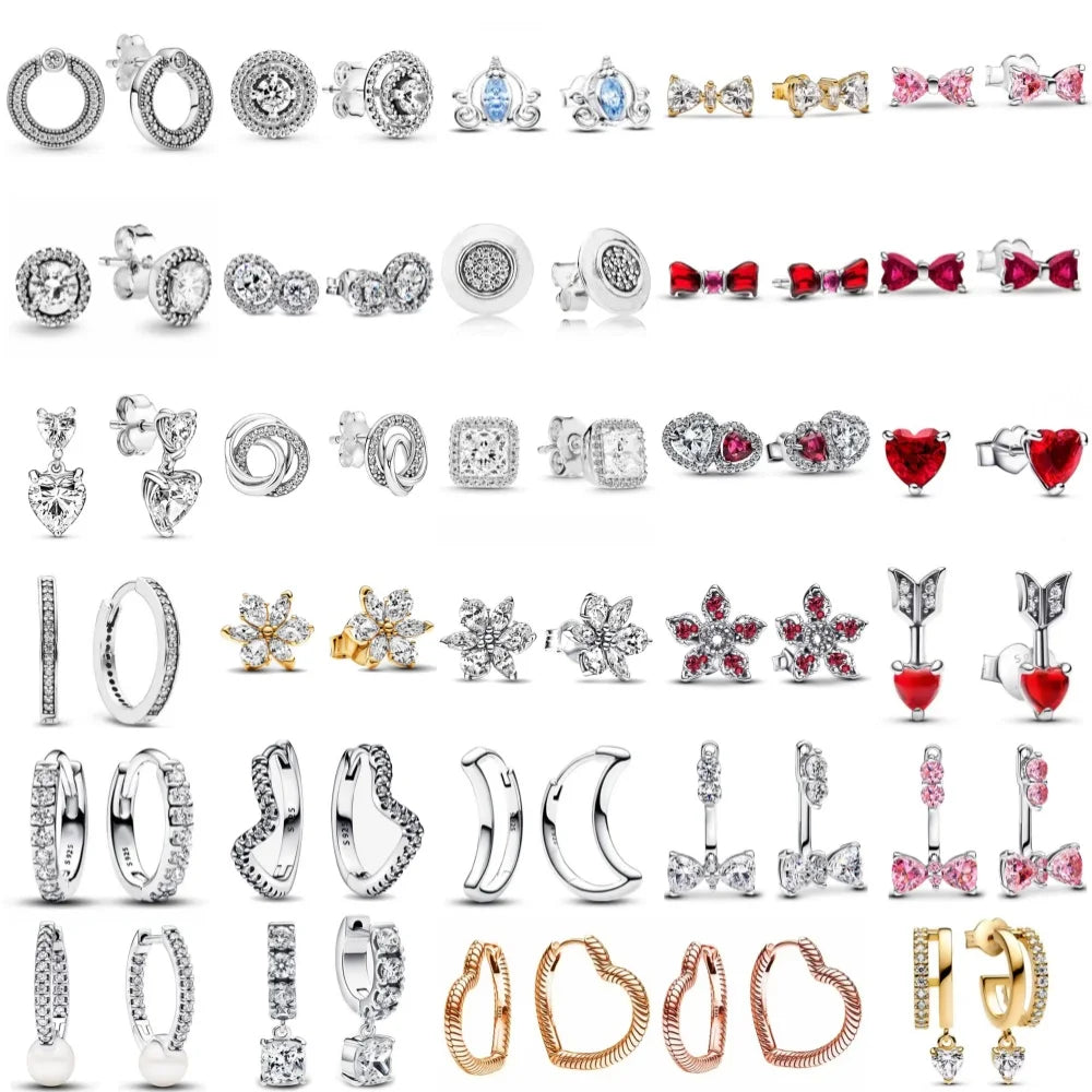 Joyería de plata 925 surtida para mujer europea - Regalos elegantes de alta calidad